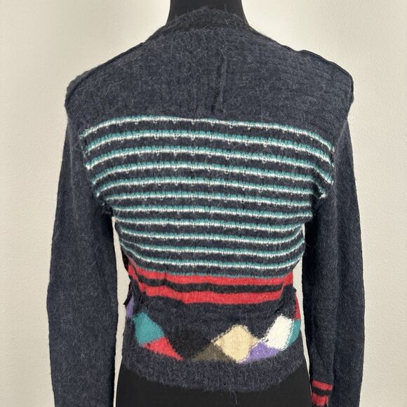 D.E.P.T. Cardigan Women Large (Fits like A Small) Wool Blend Open Front Sweater - Picture 10 of 16